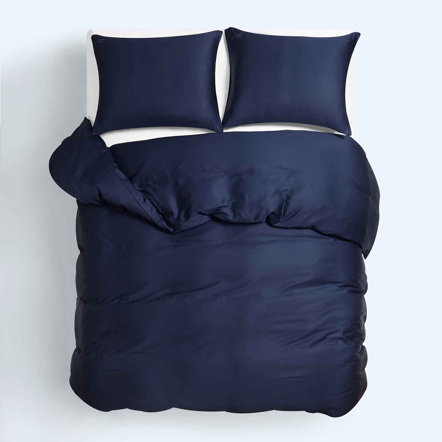 Bamboe beddengoed Navy