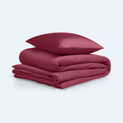 Bamboe beddengoed Burgundy
