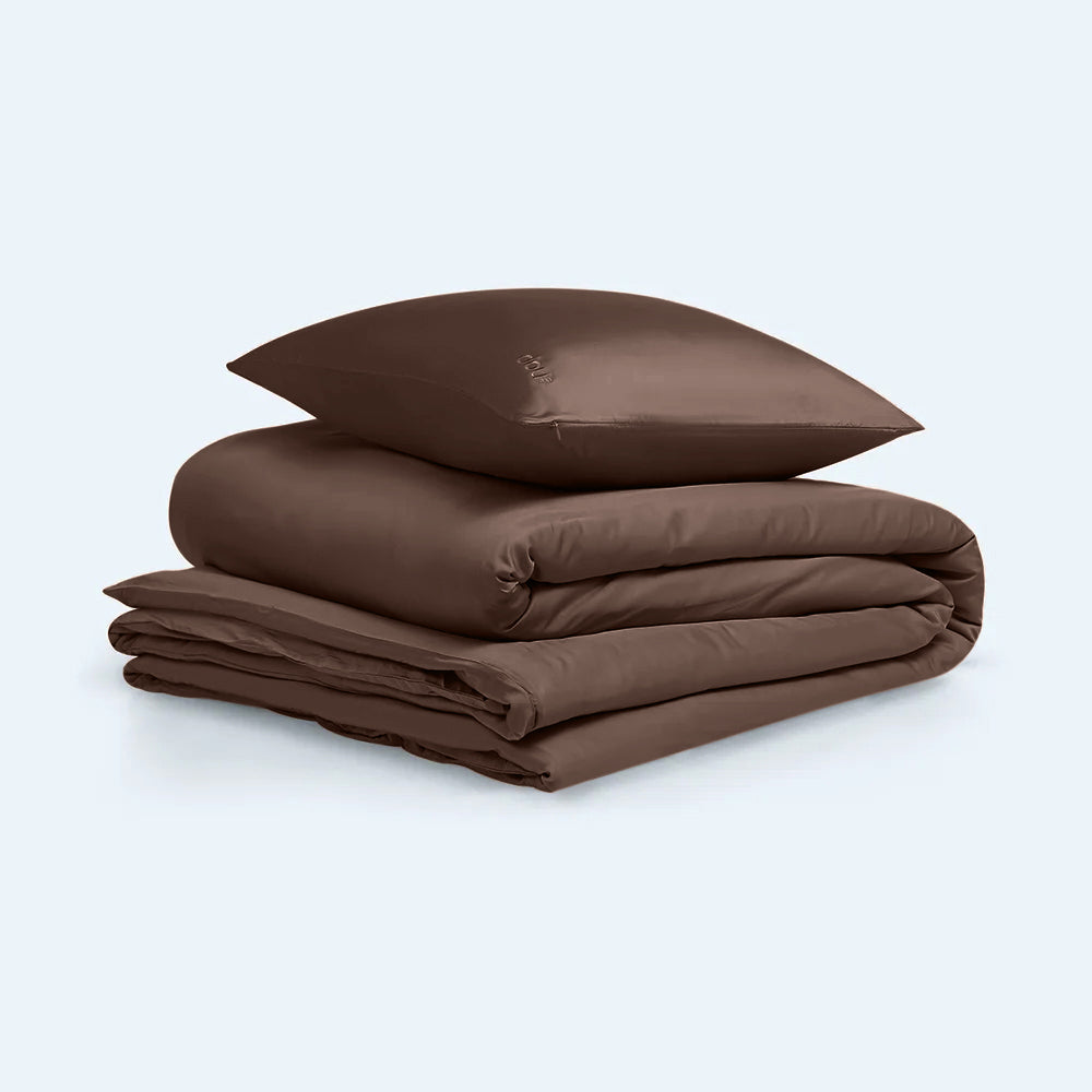 Bamboe beddengoed Chocolate