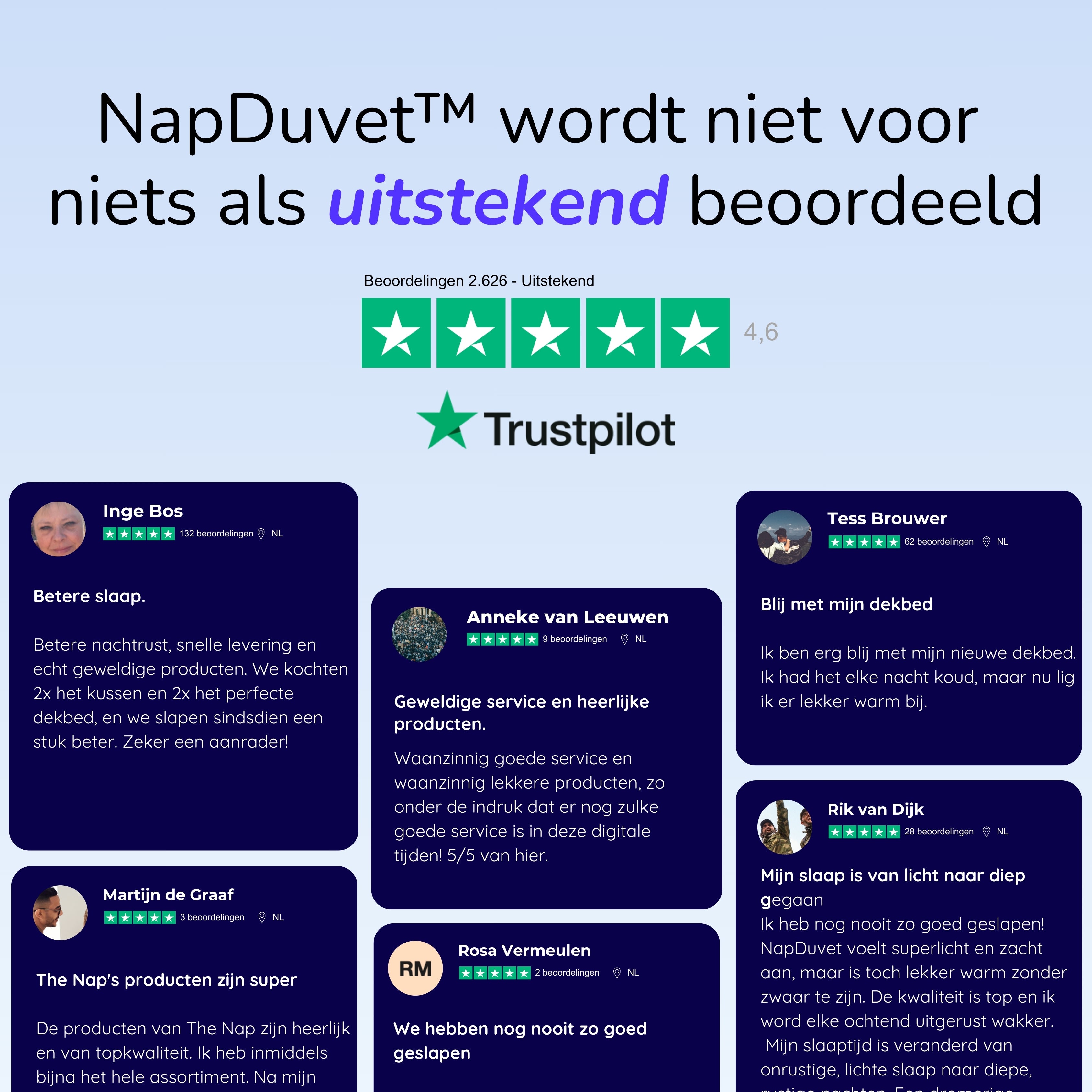 NapDuvet™ Het perfecte dekbed