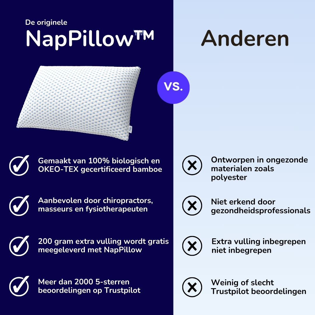 NapPillow™ Het perfecte kussen