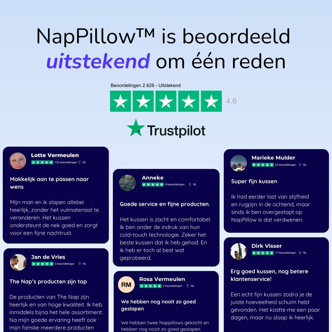 NapPillow™ Het perfecte kussen