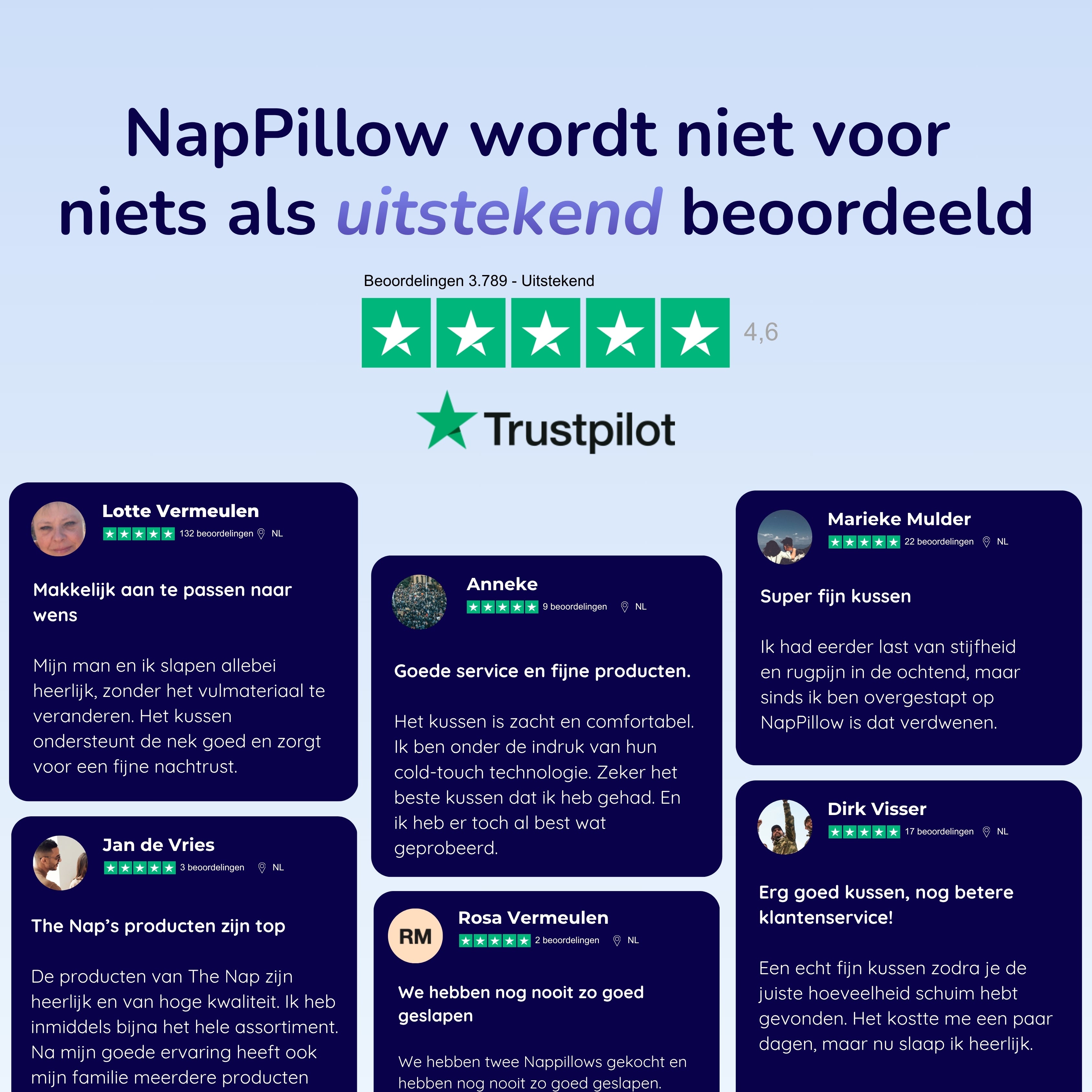 NapPillow™ Het perfecte kussen