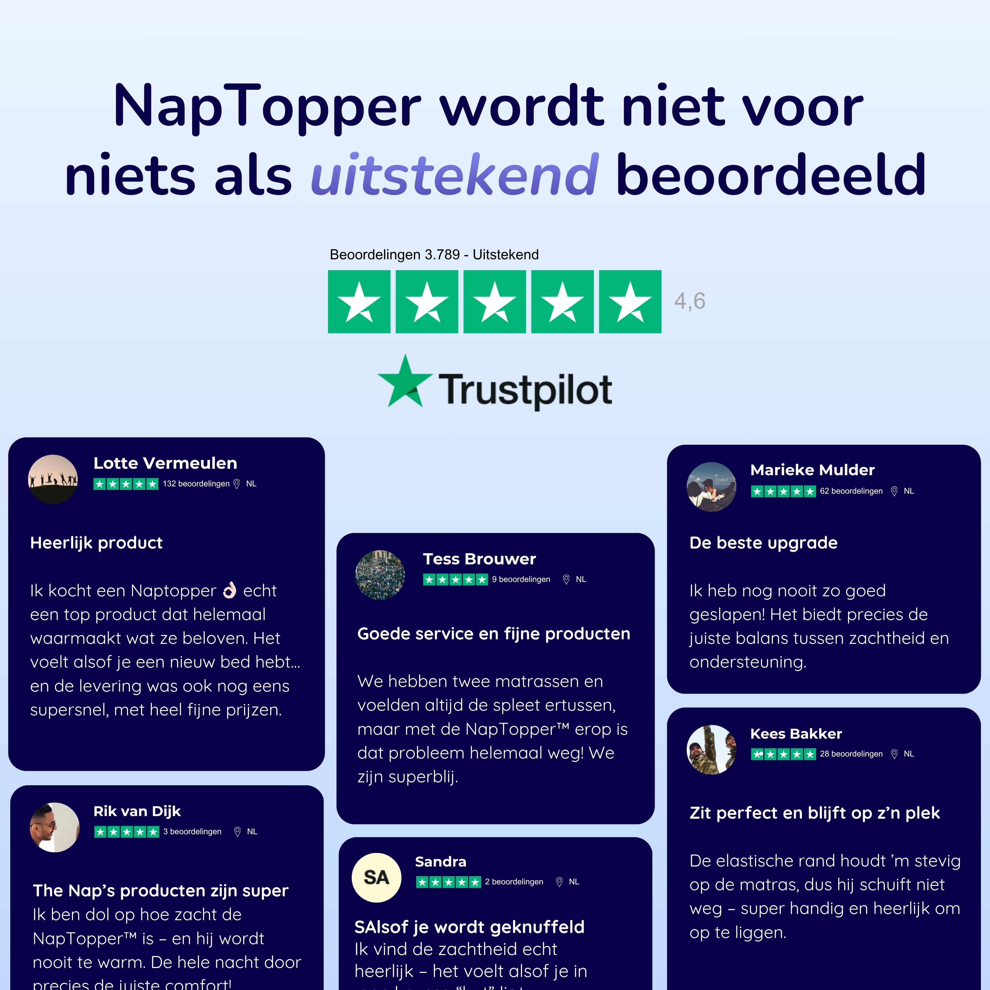 NapTopper™ De perfecte comfortlaag