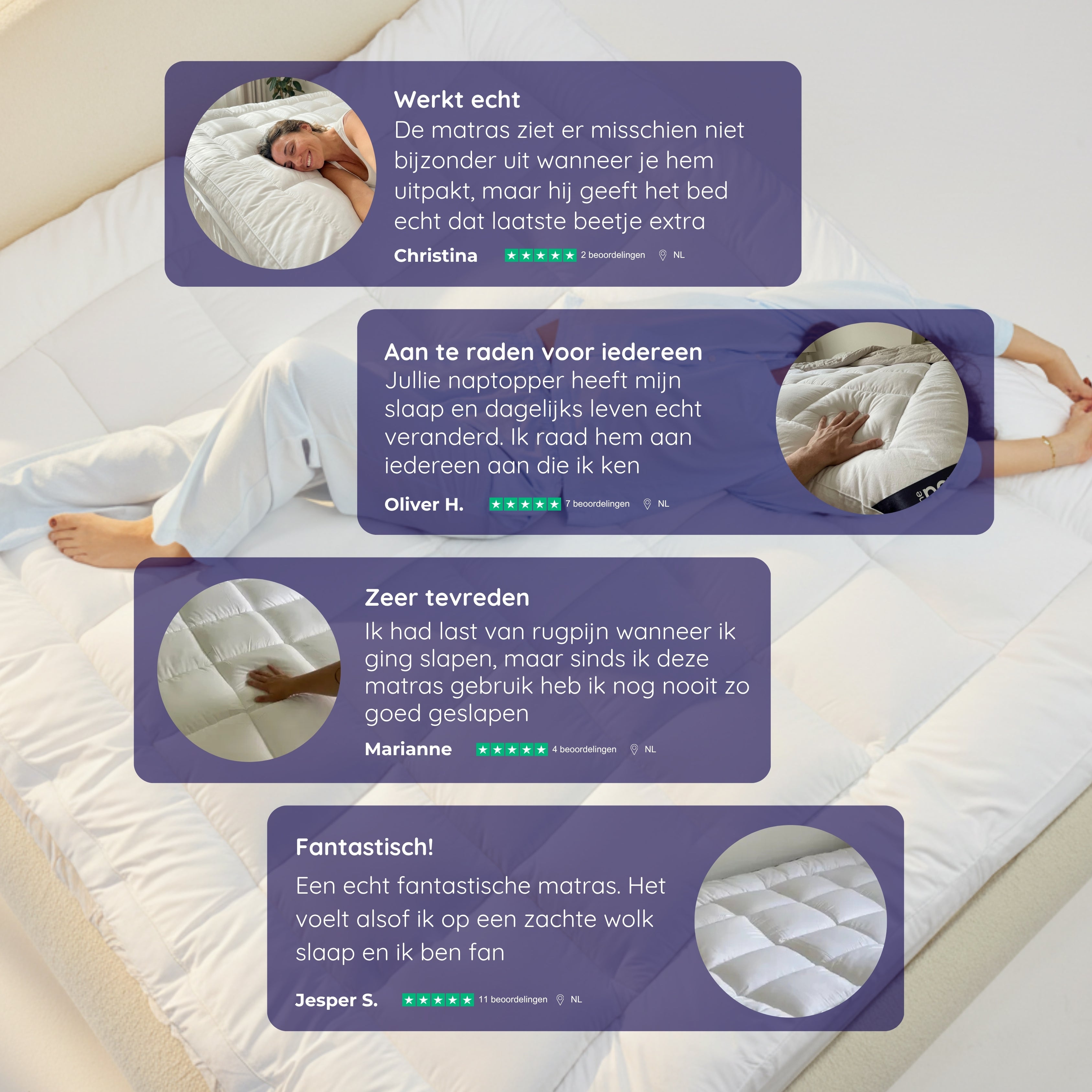 NapTopper™ De perfecte comfortlaag