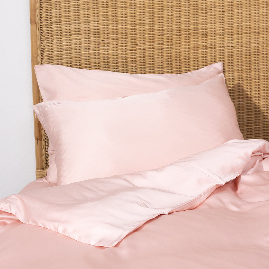 Bamboe beddengoed Pink