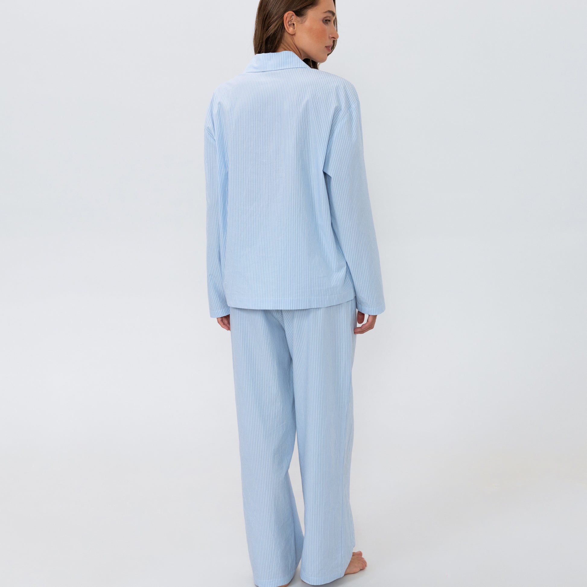 Blauw/wit
