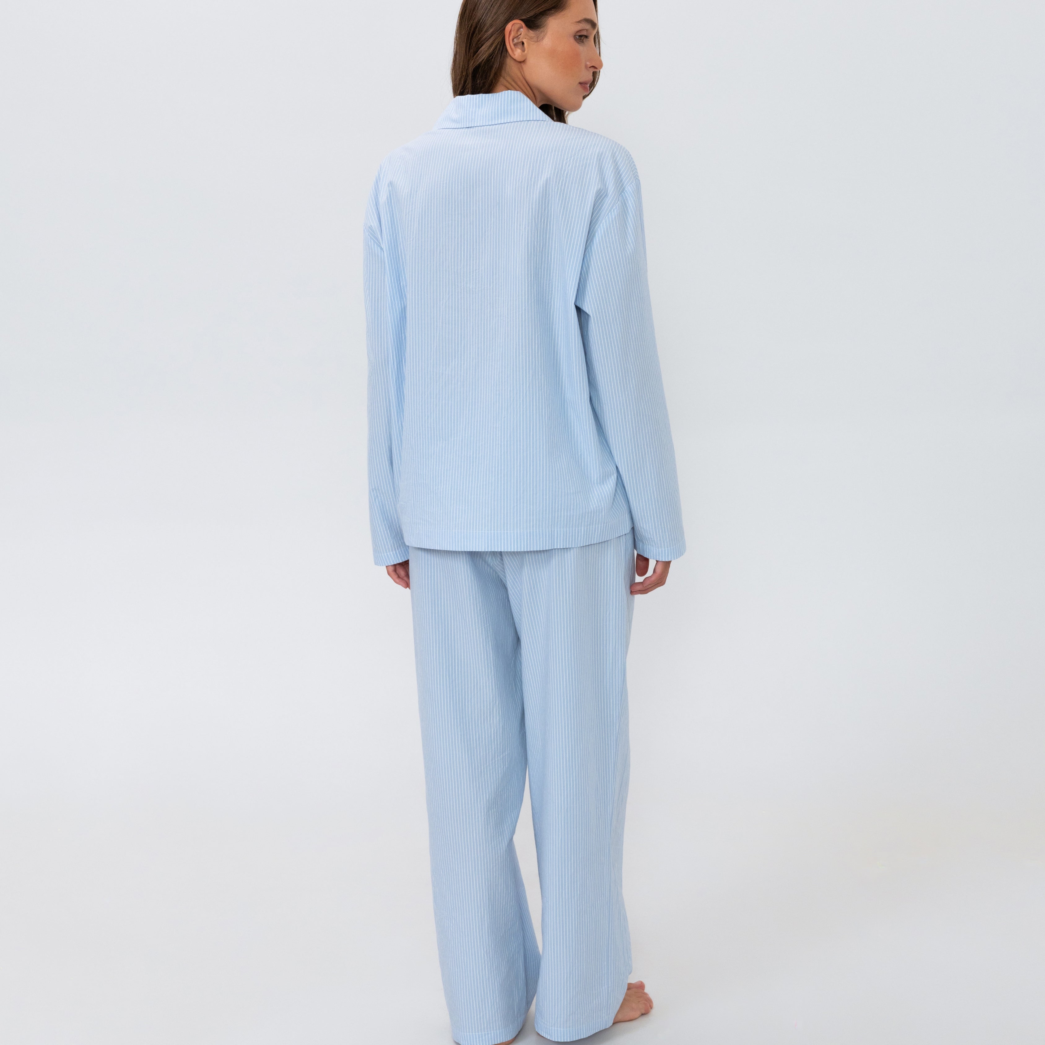 Blauw/wit