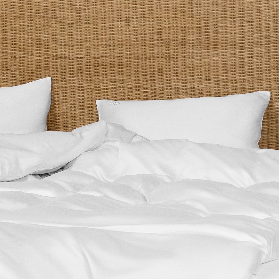 Bamboe beddengoed White