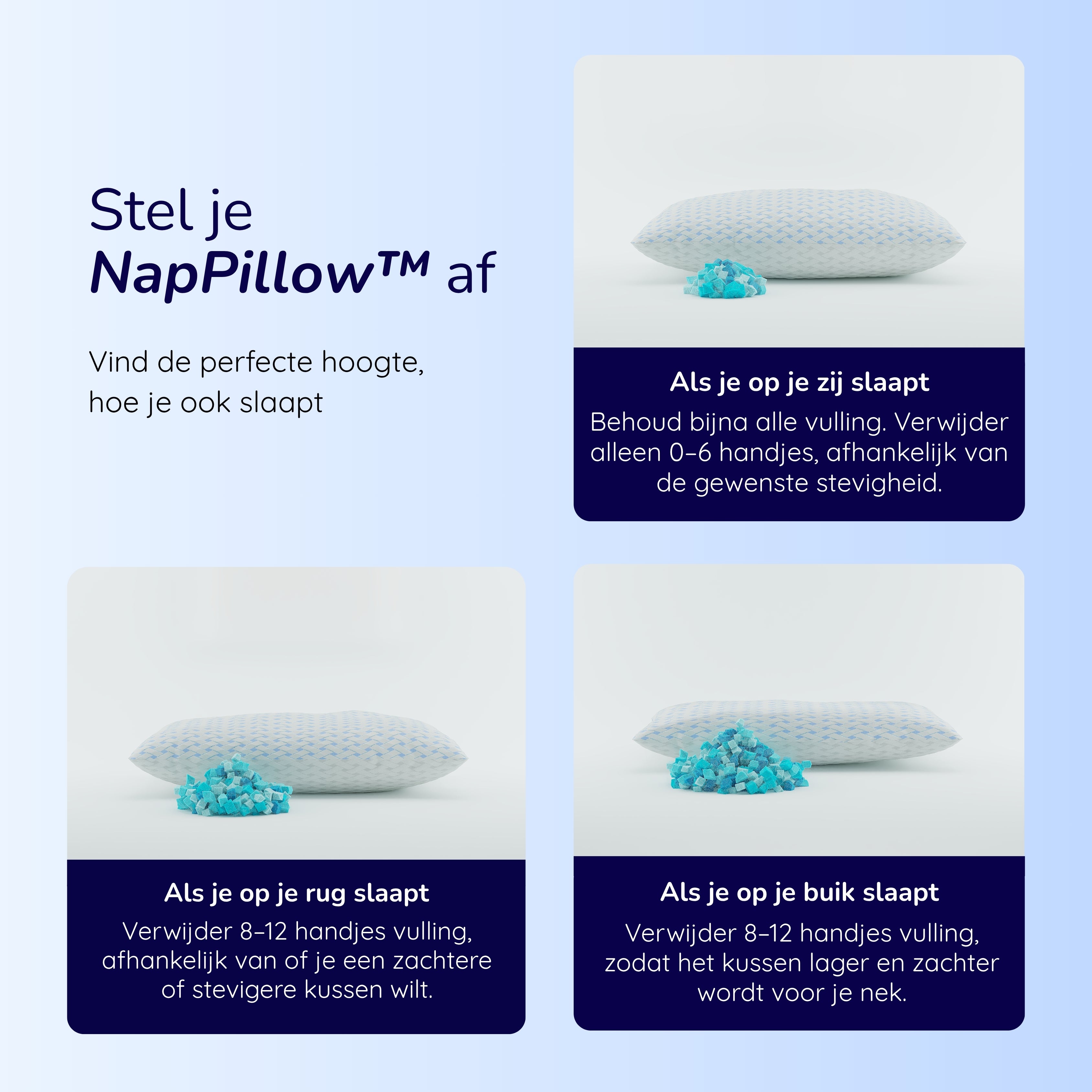 NapPillow™ Het perfecte kussen